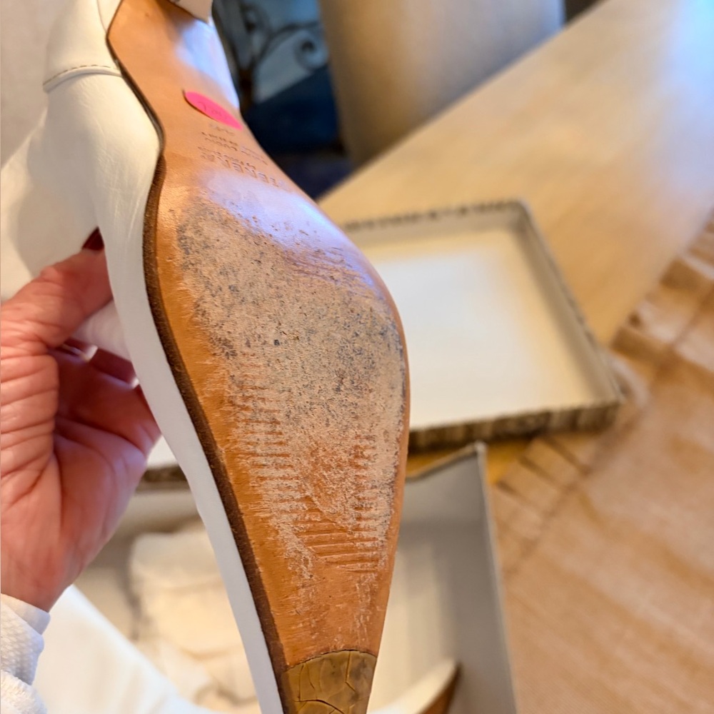 Vero Cuoio White Heeled Boots - Picture 10 of 16